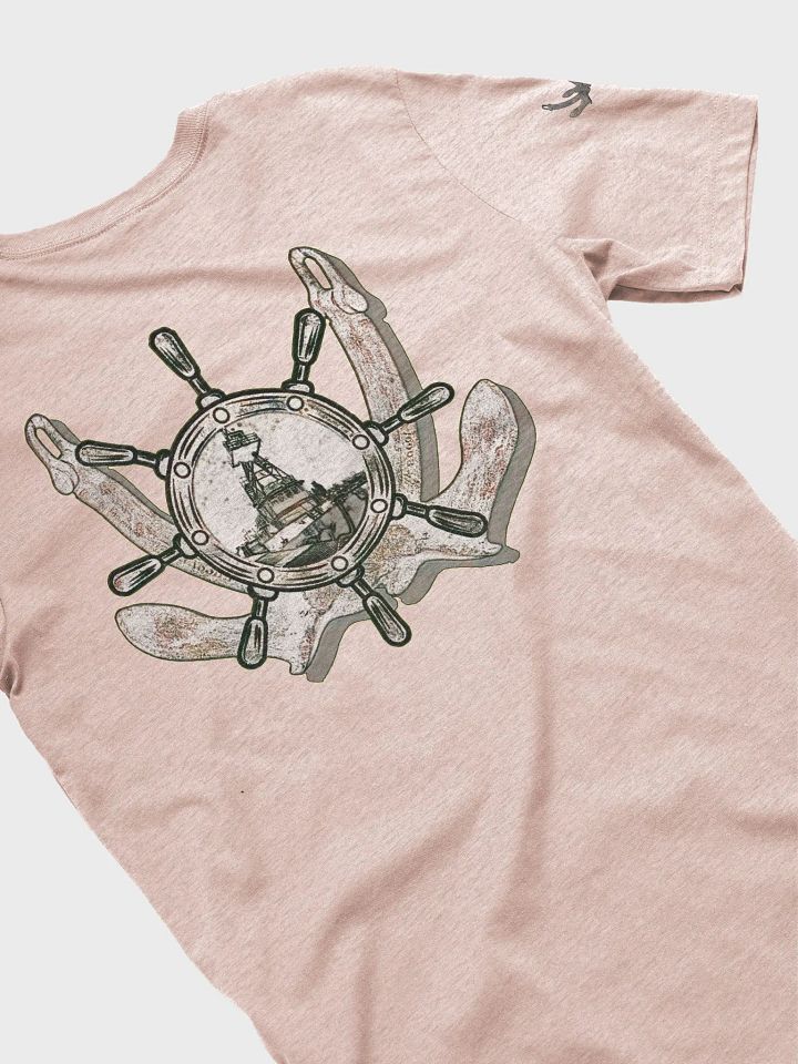 Twin anchor ship wheel & Tug CE T-Shirt product image (1)
