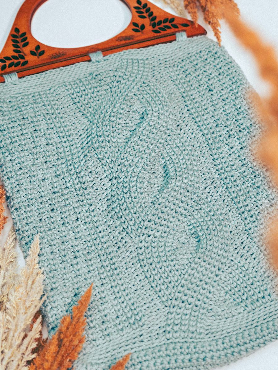 Swirls On The Water Crochet Bag product image (3)