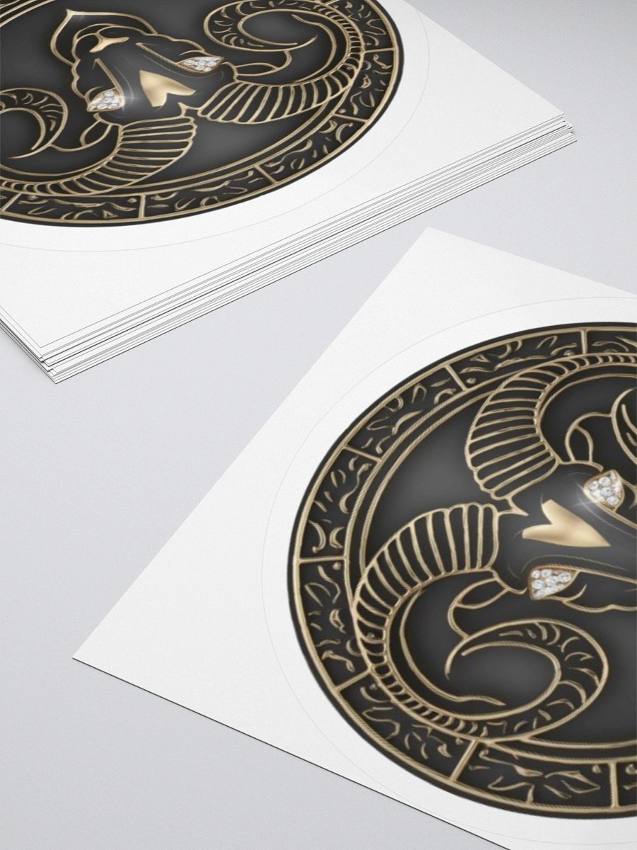 Aries Zodiac Medallion Sticker product image (10)