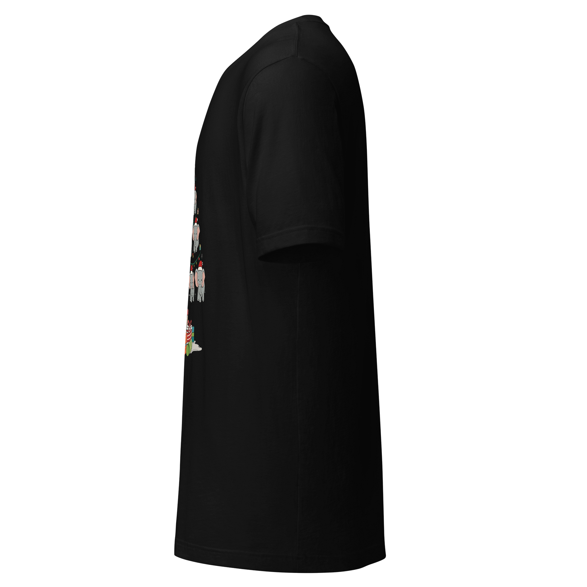 Elephant Santa Christmas Tree T-Shirt product image (5)