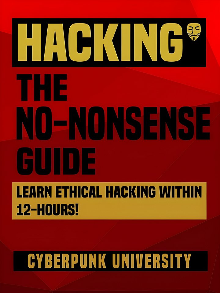 Hacking: The No-Nonsense Guide: Learn Ethical Hacking Within 12 Hours! product image (1)