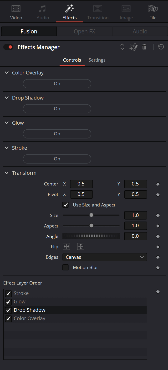 Flow Effects Manager | Davinci Resolve 18.6 Preset product image (2)