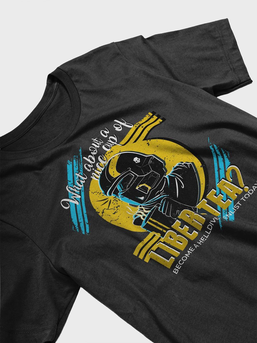 Helldivers 2 Retro T-Shirt | What About a Cup of Liber-Tea? product image (17)