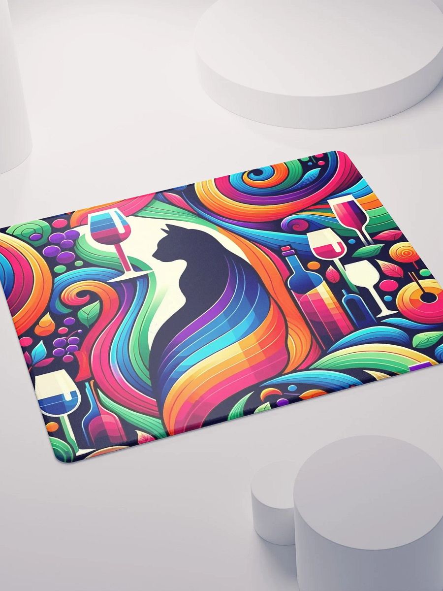 Gaming Mouse Pad: Cats and Wine 3 product image (4)