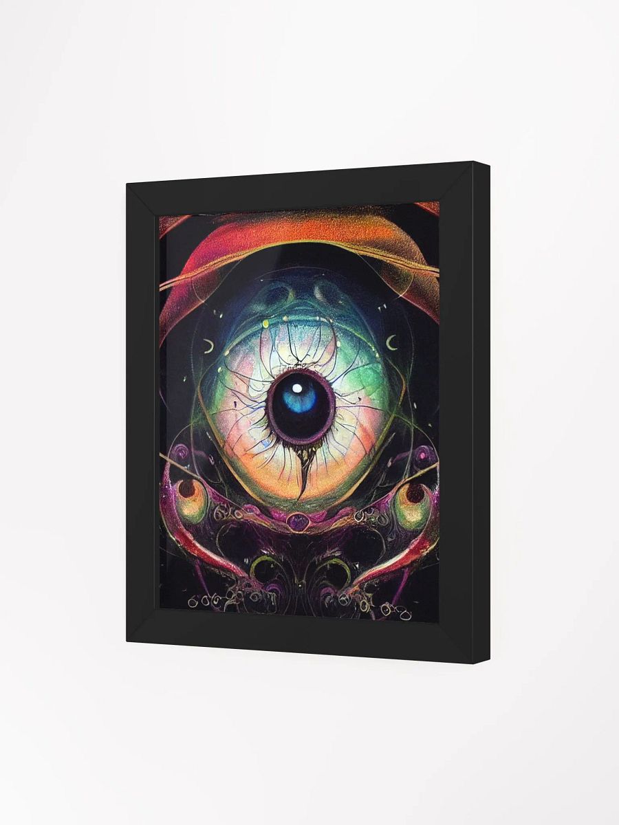Space Eye! Wood Framed Matte Print product image (18)