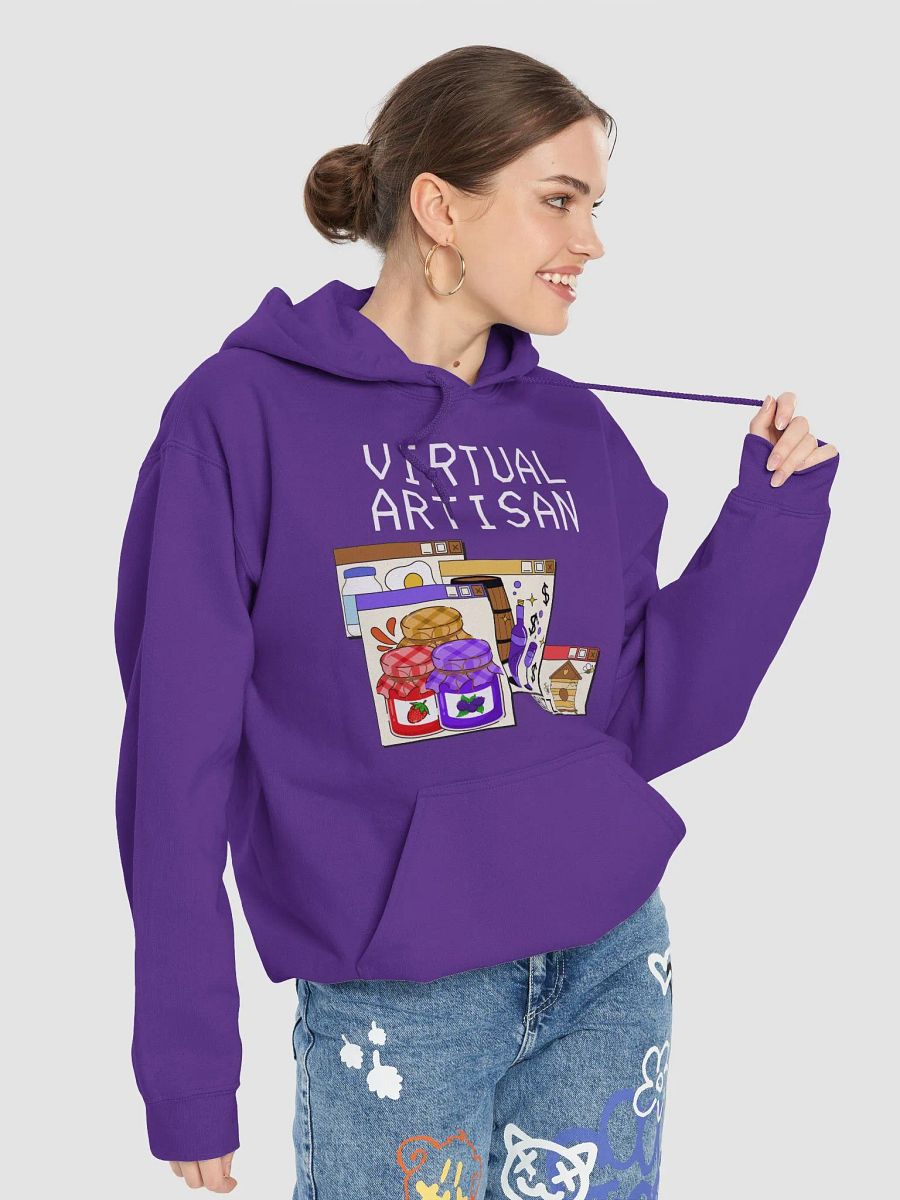 Virtual Artisan Hoodie - White Text product image (34)