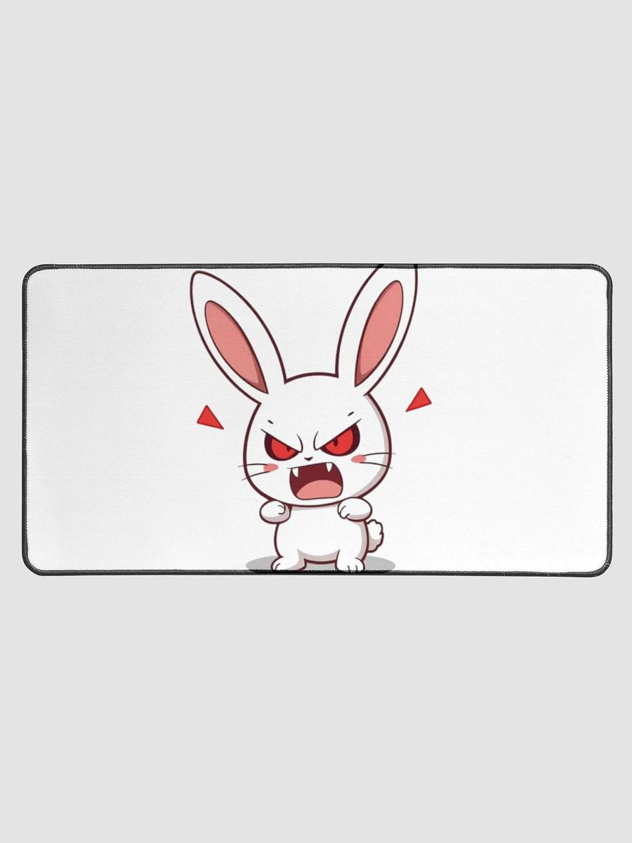 Angry Emji Bunny Mouse pad product image (1)