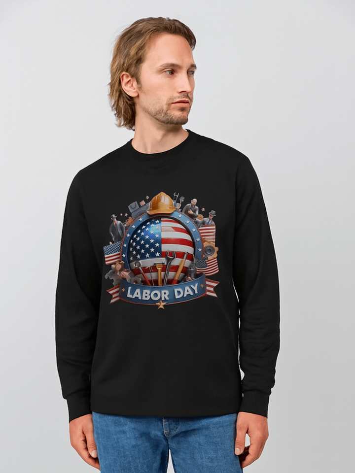 Patriotic Labor Day Long Sleeve T-Shirt product image (1)