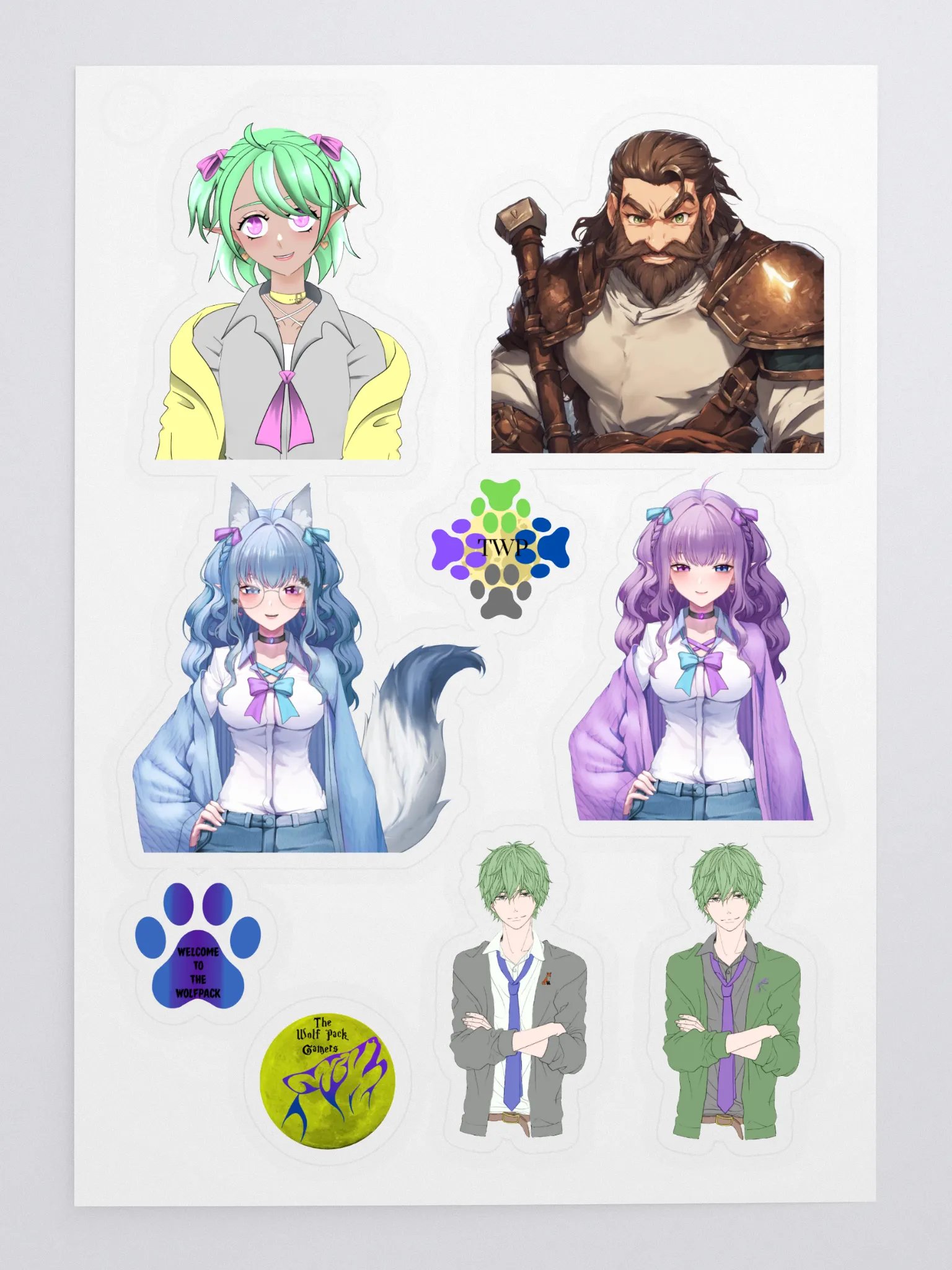 The Wolf Pack Stickers v.2 product image (3)
