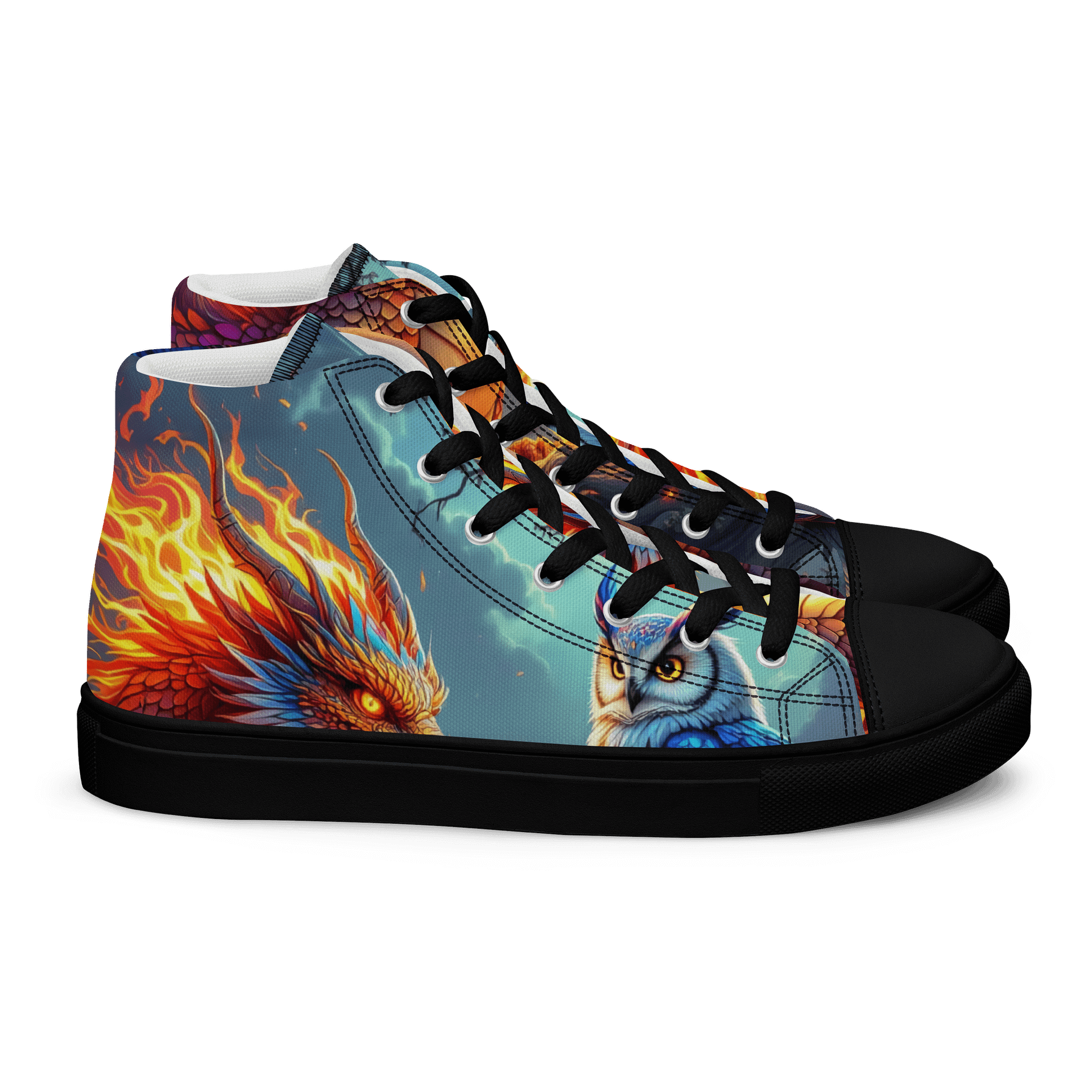 fire dragon and owl collection product image (2)