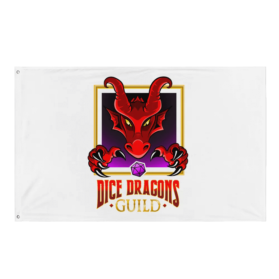 Dice Dragons Guild Horizontal Flag product image (1)