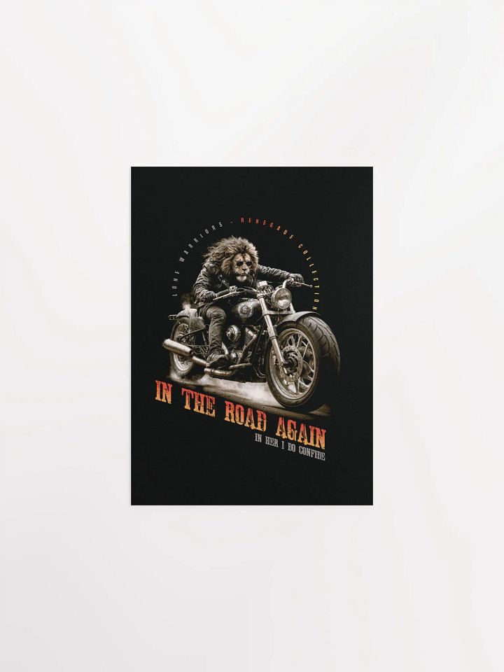 In the road again, in her i do confide ( Matte Paper Poster ) product image (3)