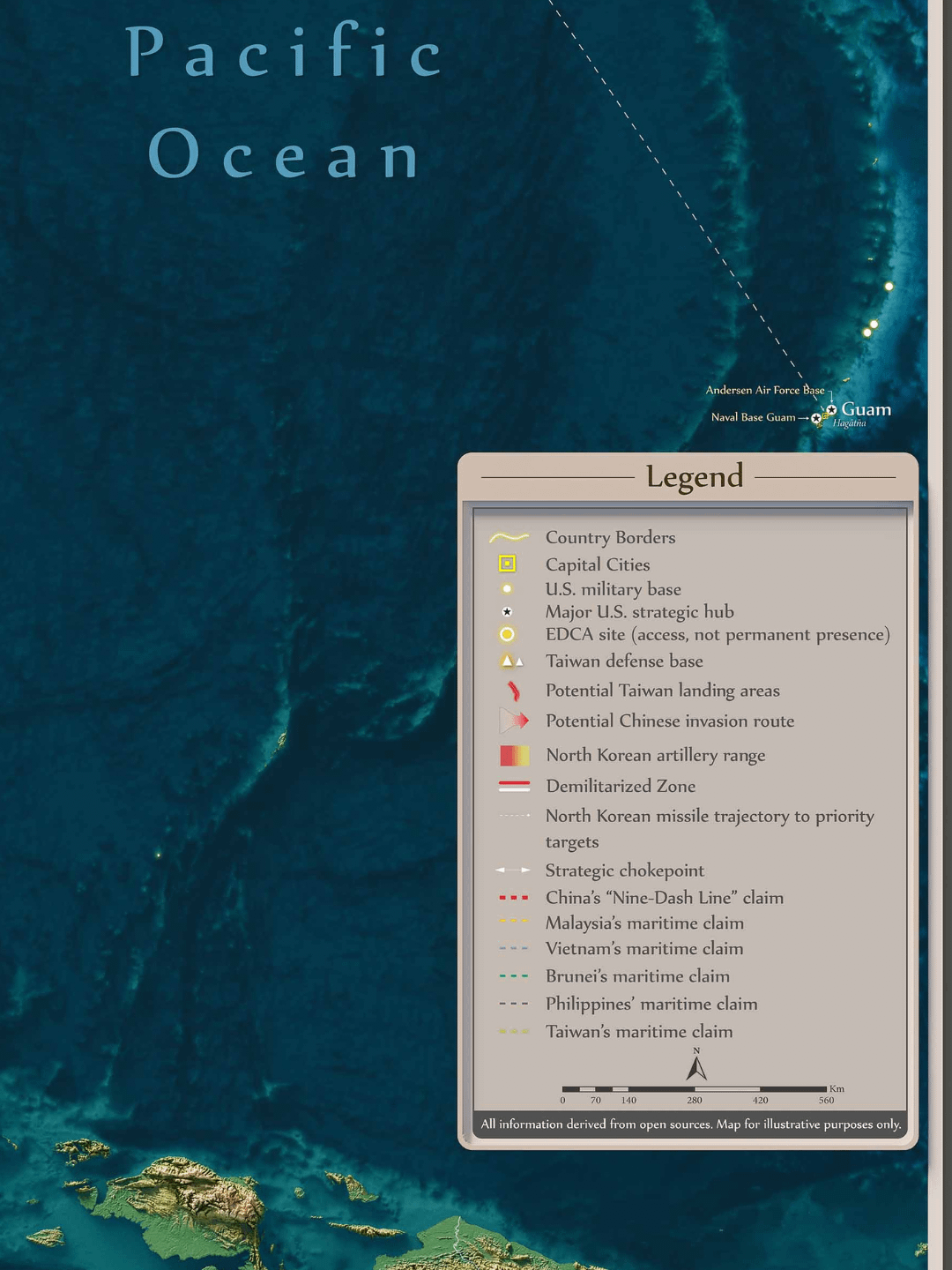 Geopolitics of the Western Pacific – Limited Edition Map Print product image (4)