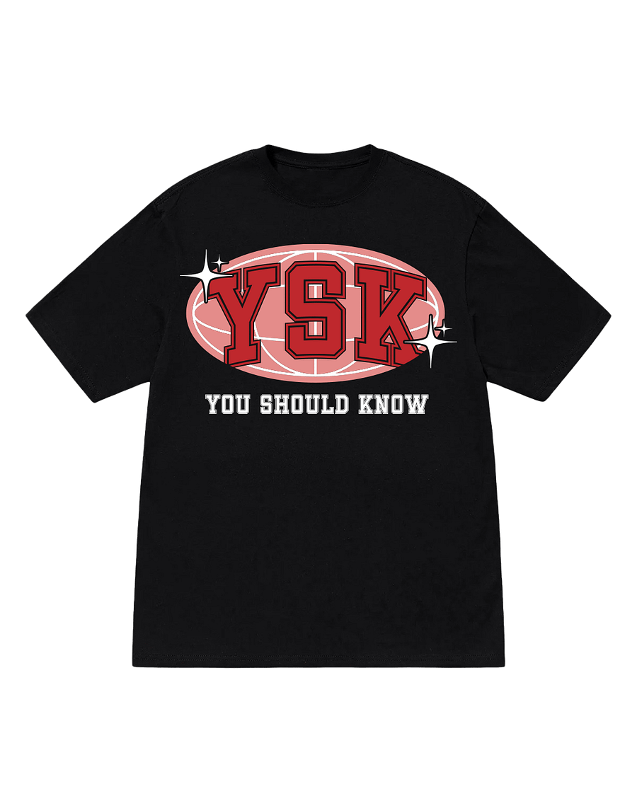 YSK CLASSIC TEE-BLACK product image (1)