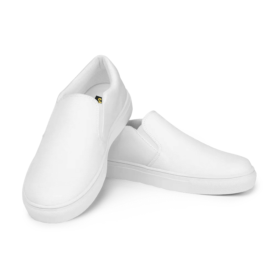 Men's Slip-On Canvas Shoes - White product image (3)