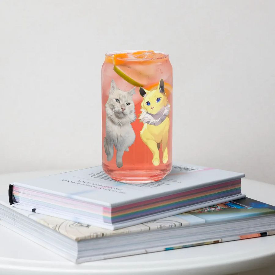 Anime Mirrored Sage! Glass Can Cup product image (34)