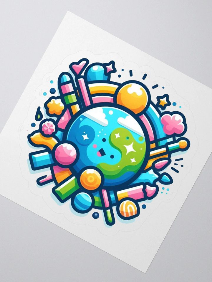 Joyful Earth Kiss Cut Stickers product image (7)