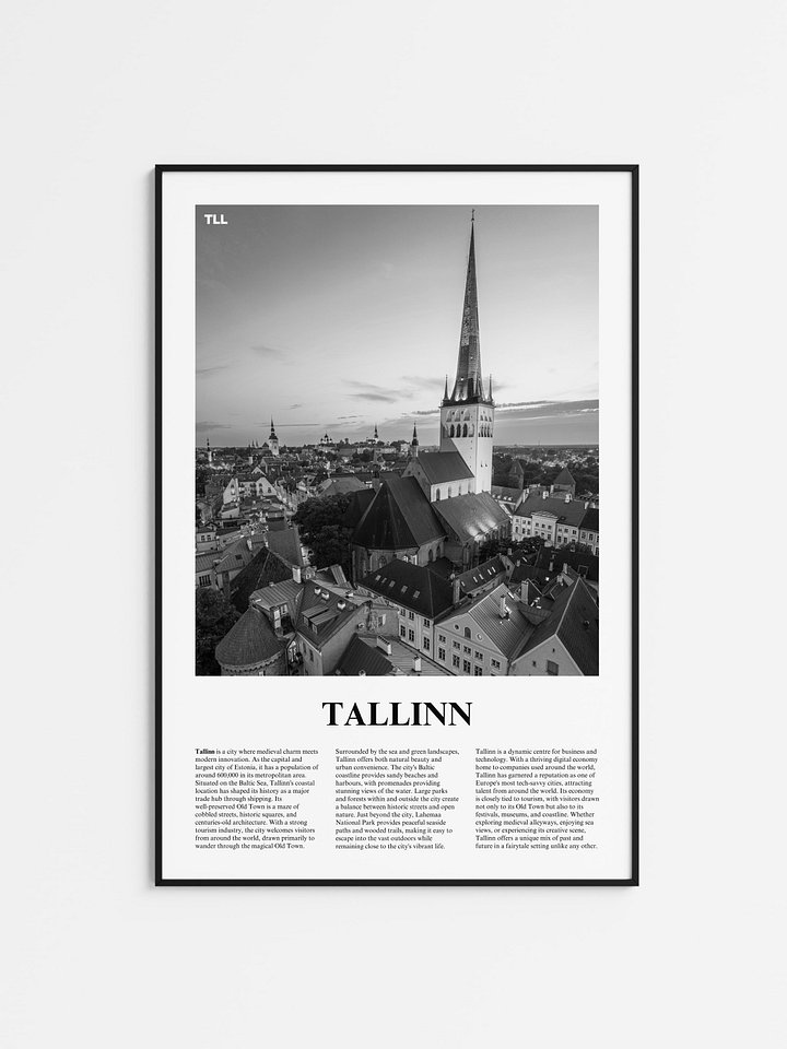 Tallinn 02 Newspaper Poster product image (1)
