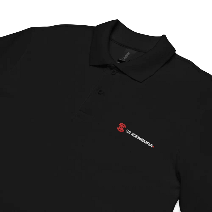 Camiseta polo bordado Sin Censura TV (unisex) product image (2)