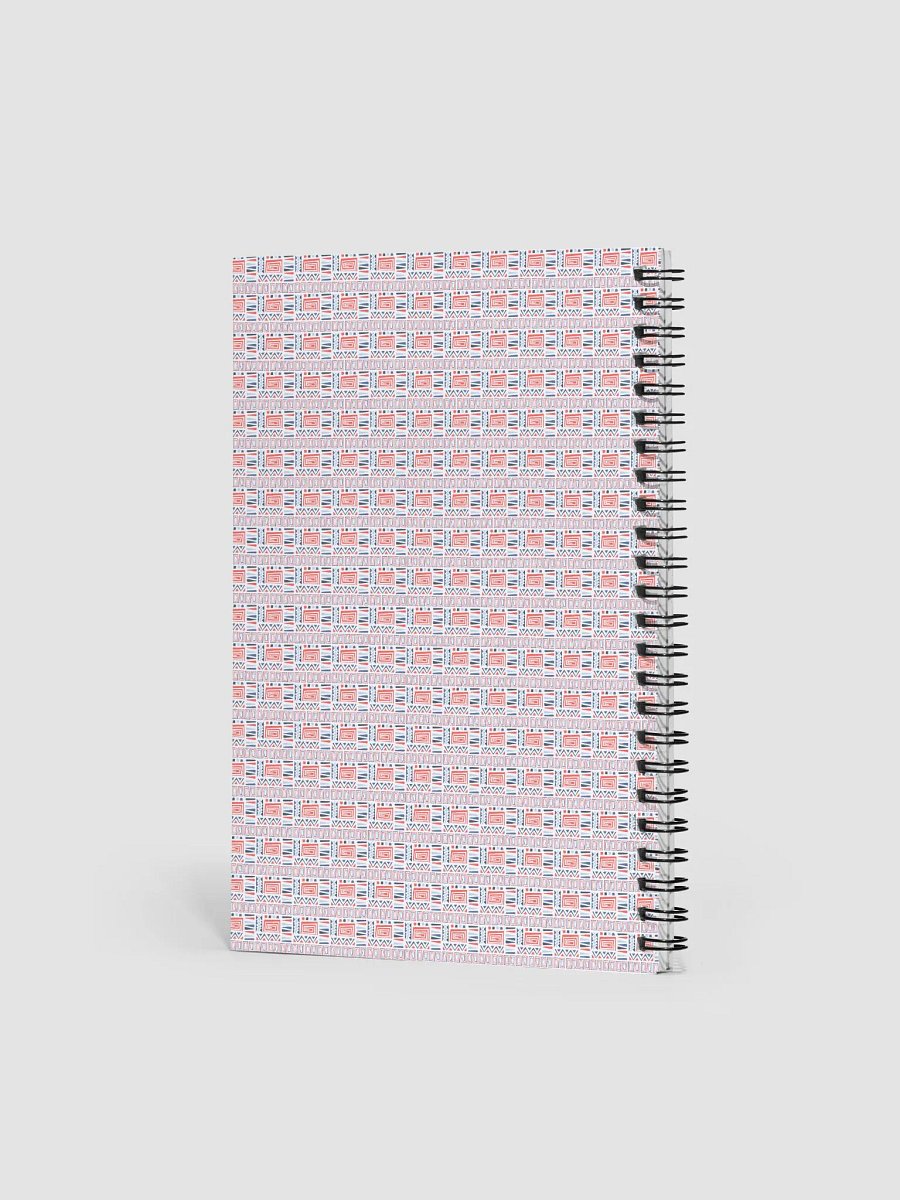 Eco-Friendly Tribal Pattern Dotted Spiral Notebook product image (2)