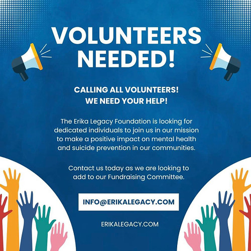 The Erika Legacy Foundation is currently looking for volunteers to join our fundraising committee!

We’re a creative bunch in...