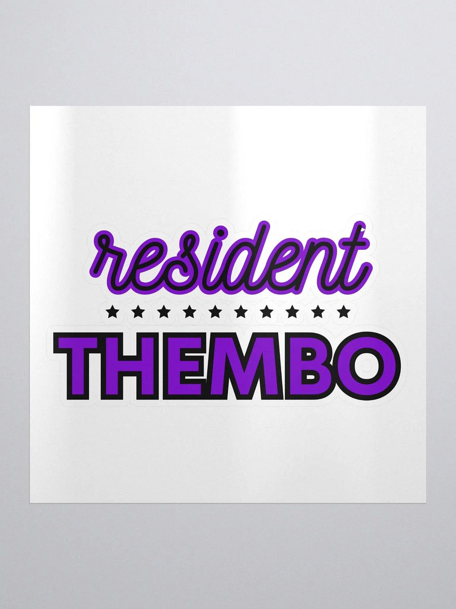resident thembo sticker product image (1)