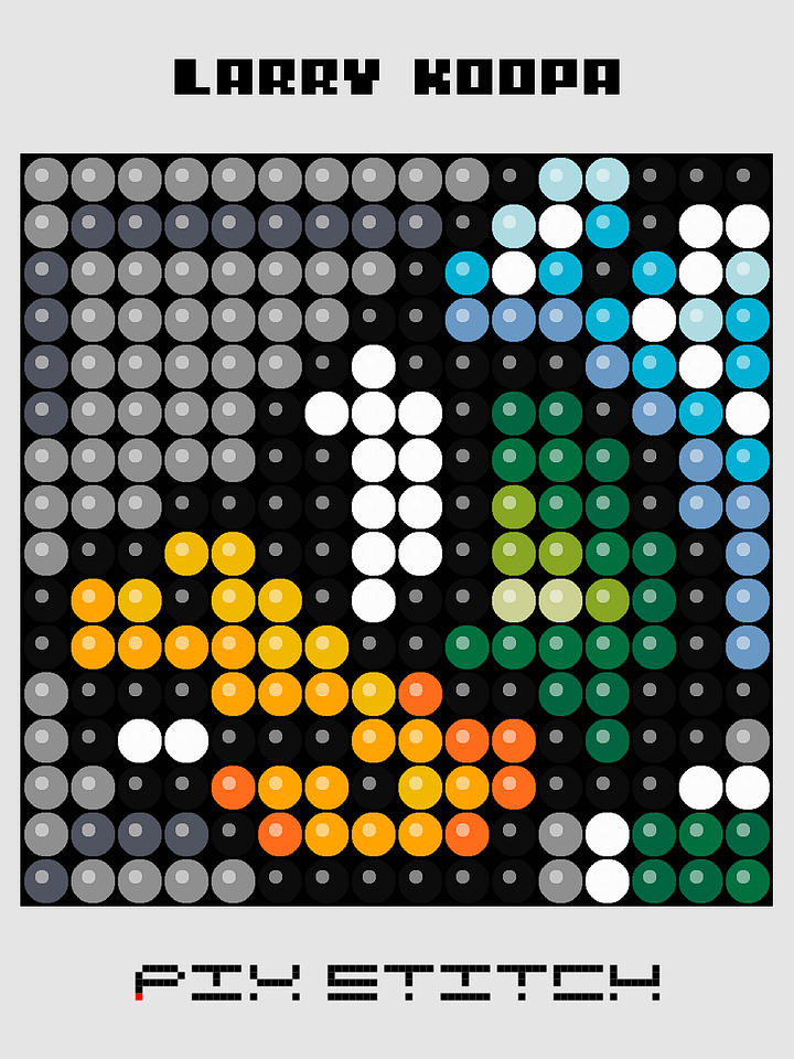 Larry Koopa Pixel Art product image (1)
