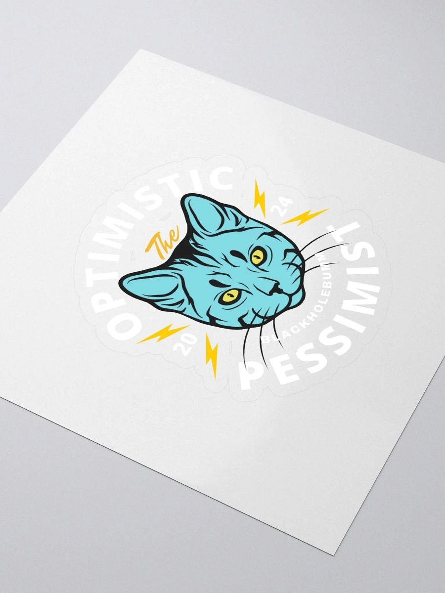 The Optimistic Pessimist sticker product image (3)