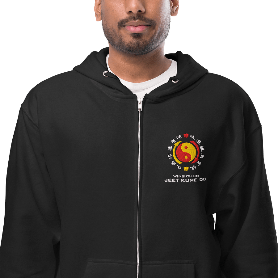 Sifu Nate Wing Chun & Jeet Kune Do Embroidered Zip Hoodie product image (1)