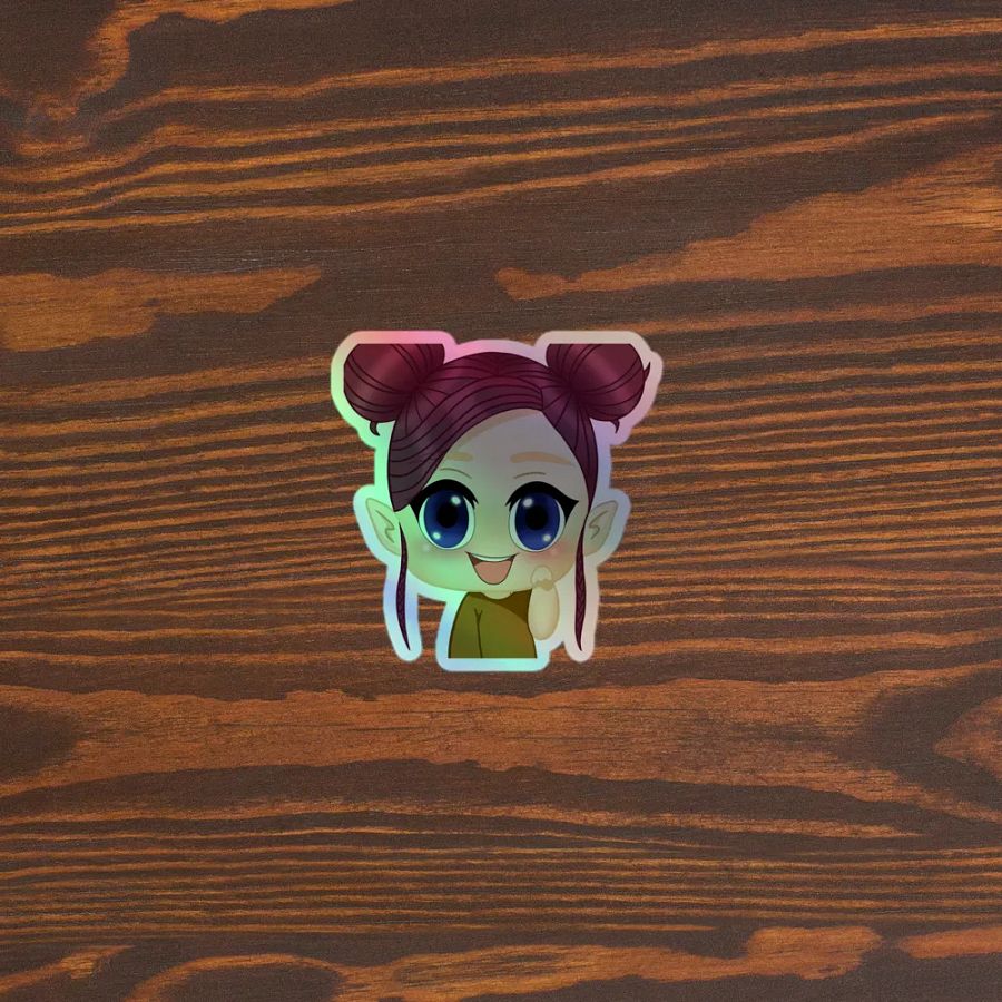Ahsila Chibi Emote Holo product image (3)