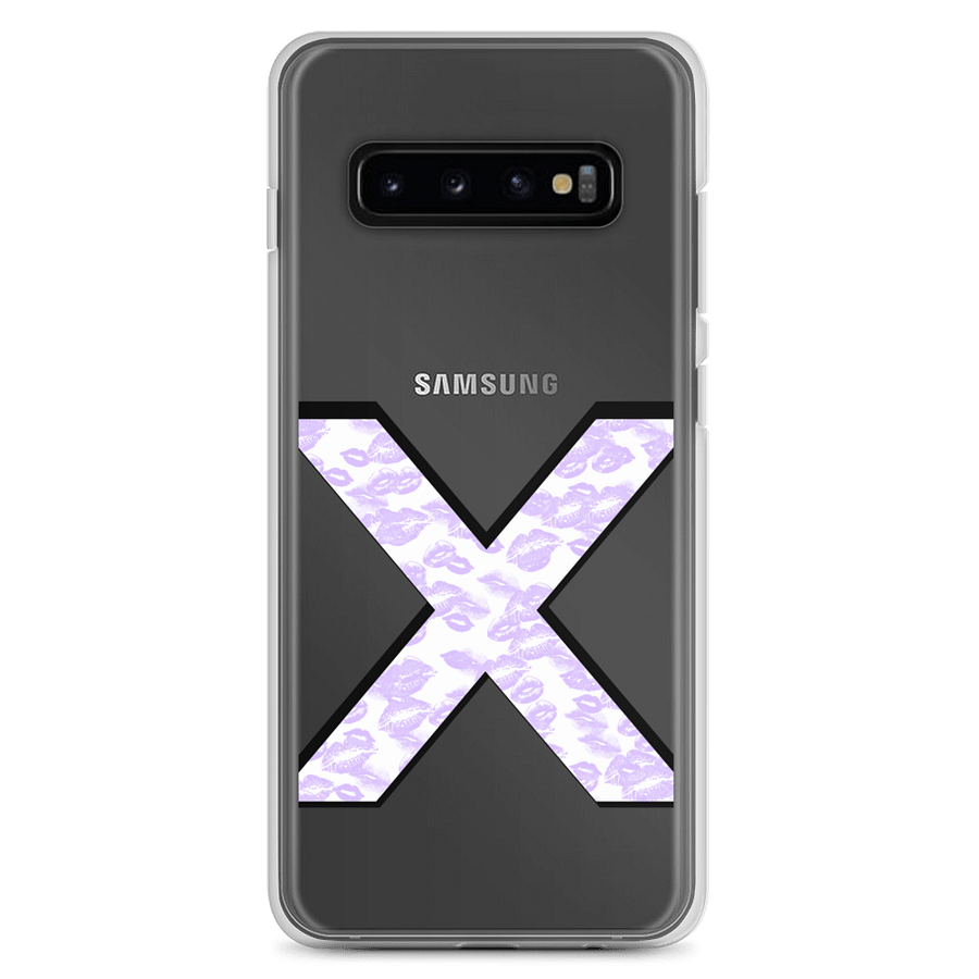 White X Lilac Lipstick Kisses Phone Case S product image (2)