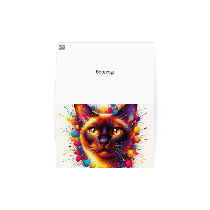Greeting Card: Burmese product image (1)