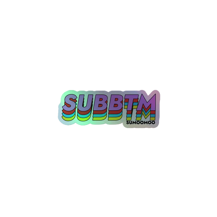 Holographic SUBBTM Sticker product image (1)