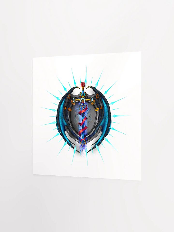Azure Vice Commander Crest Print product image (2)