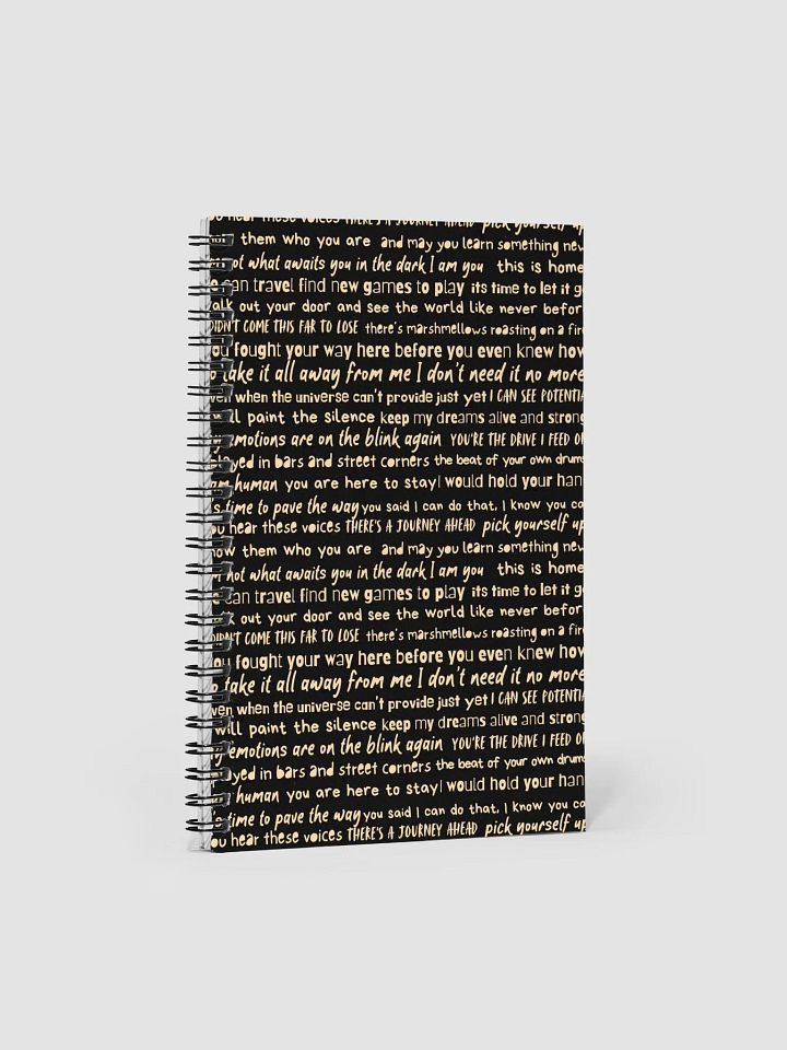 Hammeta Lyric Notebook product image (1)