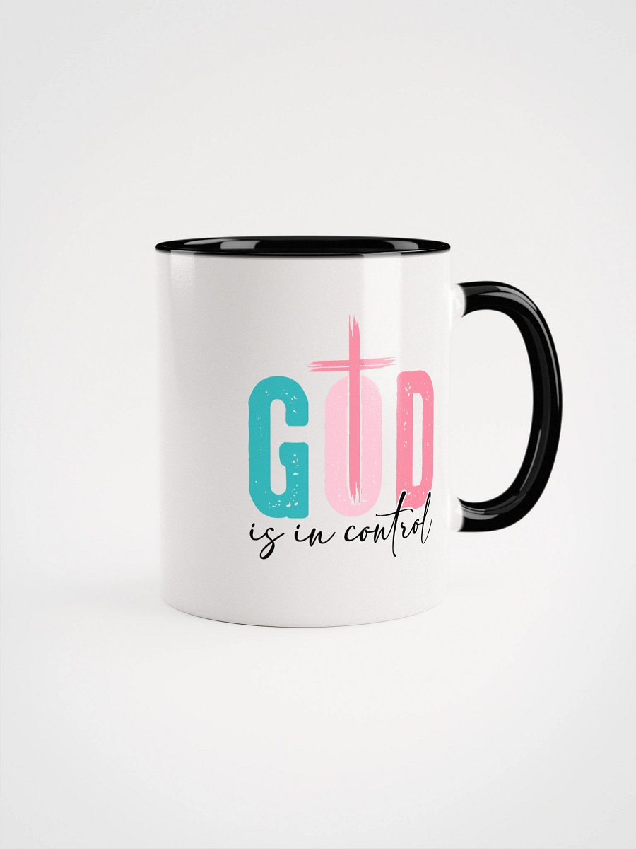 God Is In Control Christian Inspirational Ceramic Coffee Mug product image (1)