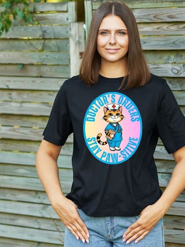 Doctor's Orders Stay Paw-sitive Unisex Shirt product image (1)