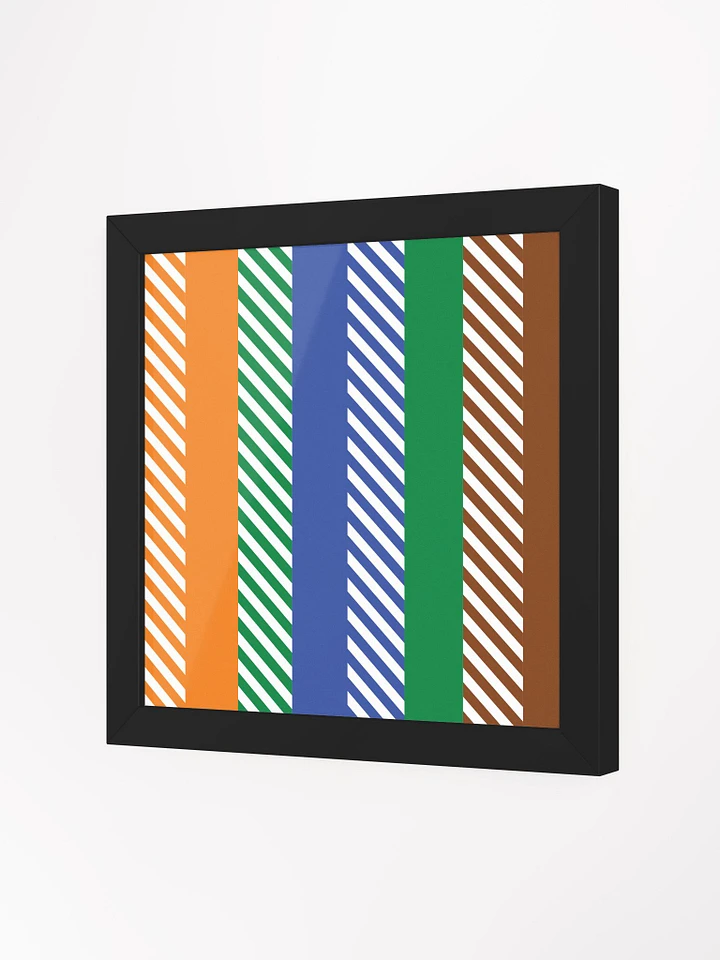 Ethernet T568B Stripes - Framed Print product image (2)