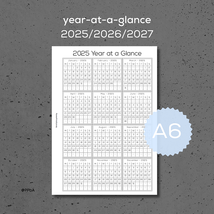 year at a glance - A6 - 2025-26-27 product image (1)