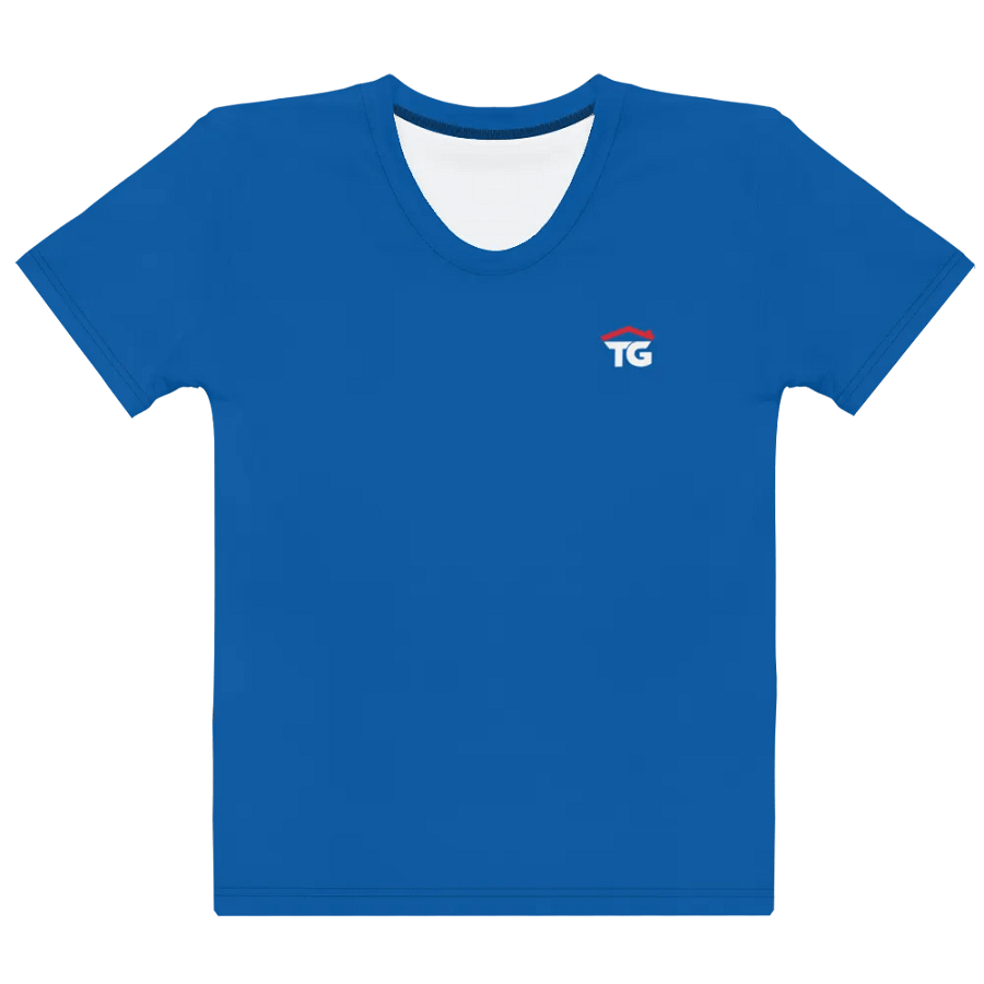Women's TG Blue Crew Neck T-Shirt product image (9)