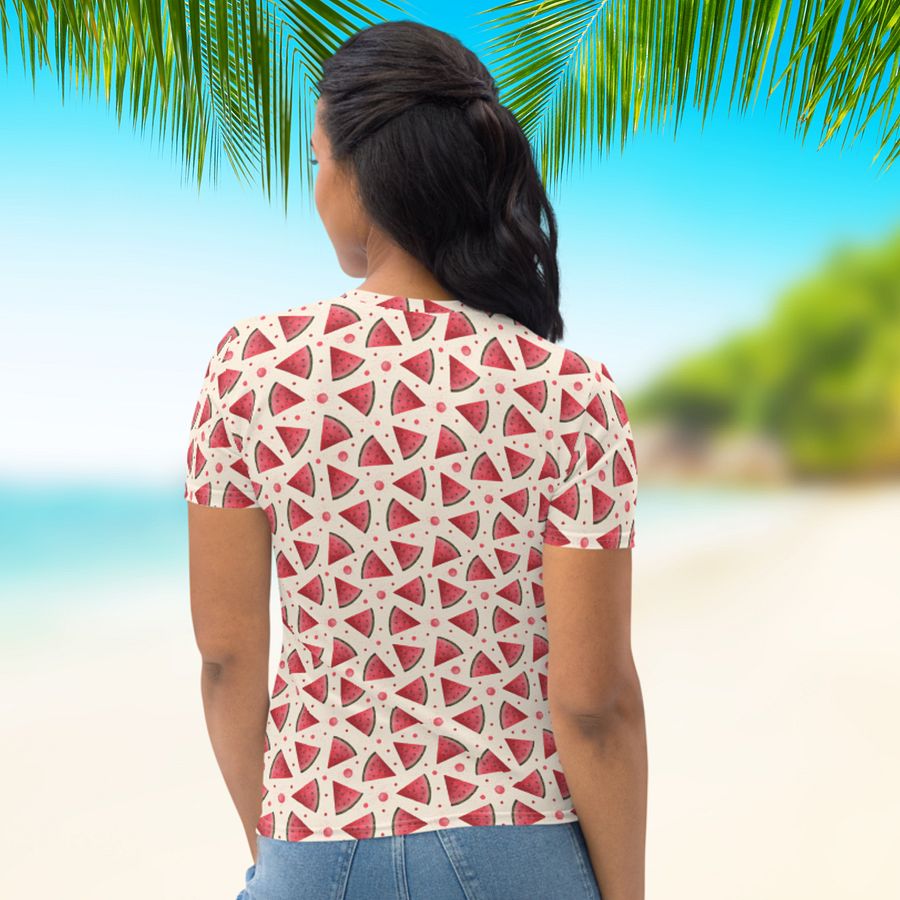Hello Weekend Watermelon All Over Print T-shirt product image (10)