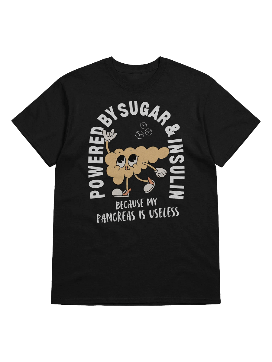 Powered By Sugar And Insulin T-Shirt - Dark Color product image (3)
