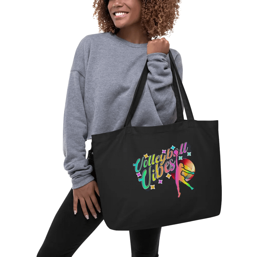 Volleyball Vibes Female Vibrant Tote product image (3)
