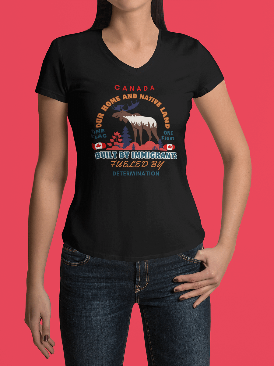 Canadian Wilderness V-Neck Tee product image (13)