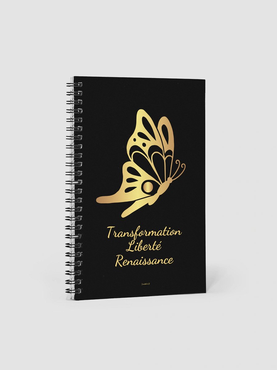 Carnet Symbole Doré - Papillon - NoteBook Cadeau Symbolique product image (1)