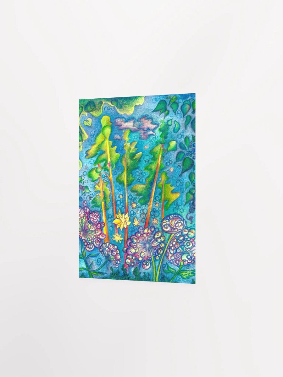 Whimsical Garden Dreams Poster - Pine Trees & Plants product image (4)