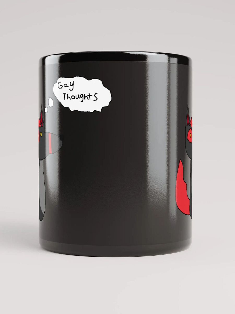 Gay Thoughts Black Glossy Mug product image (9)