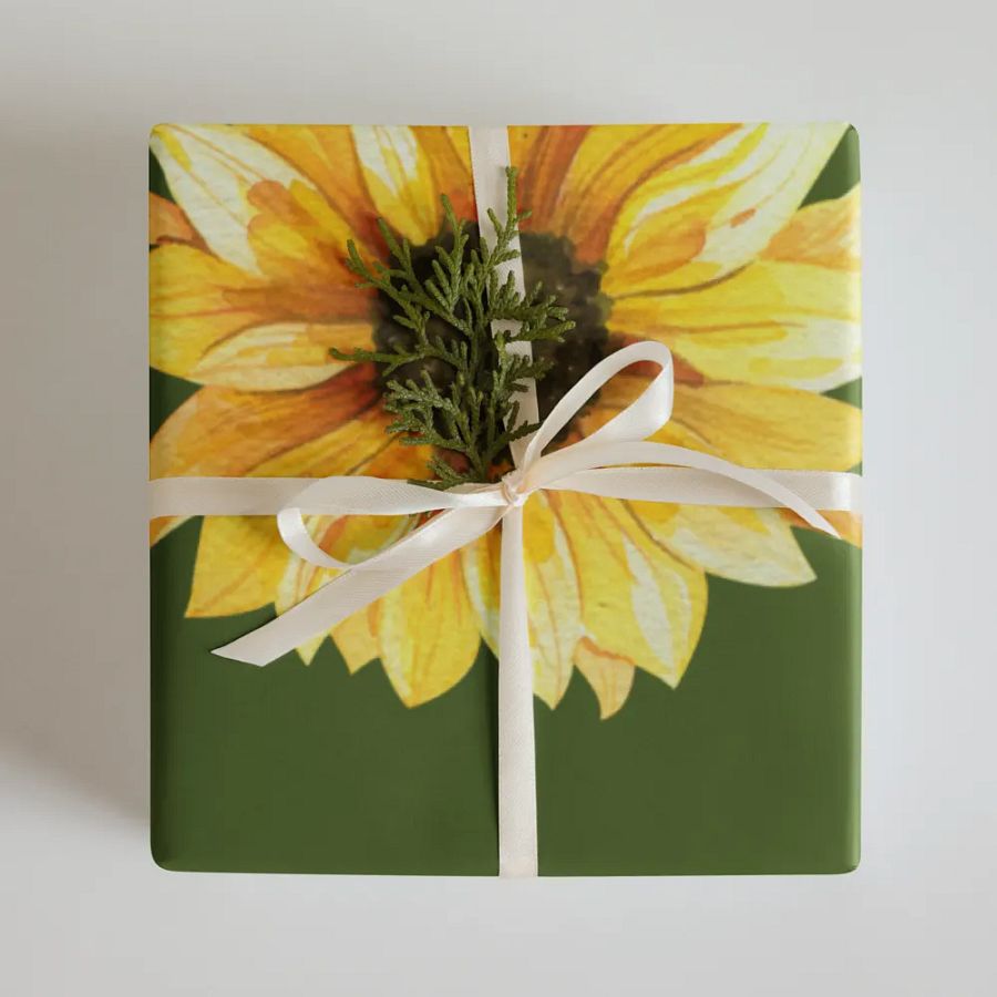 Sunflower Symphony Wrapping Paper Set product image (11)