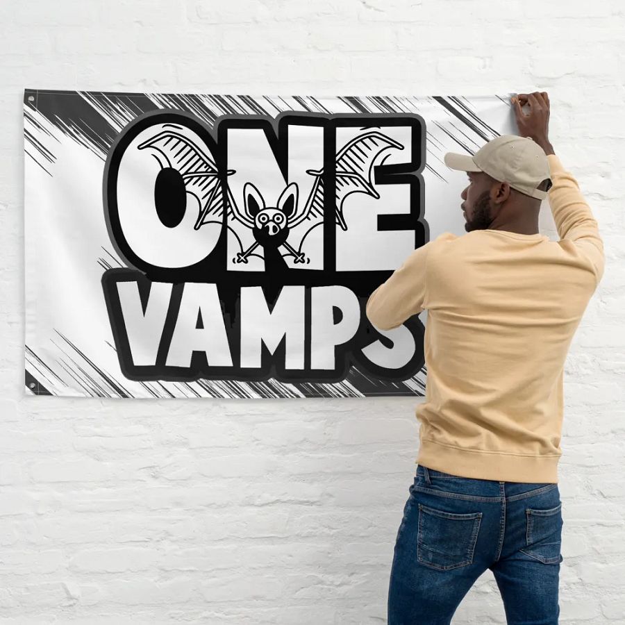 Flag OneVamps With Bat-Black Color product image (12)