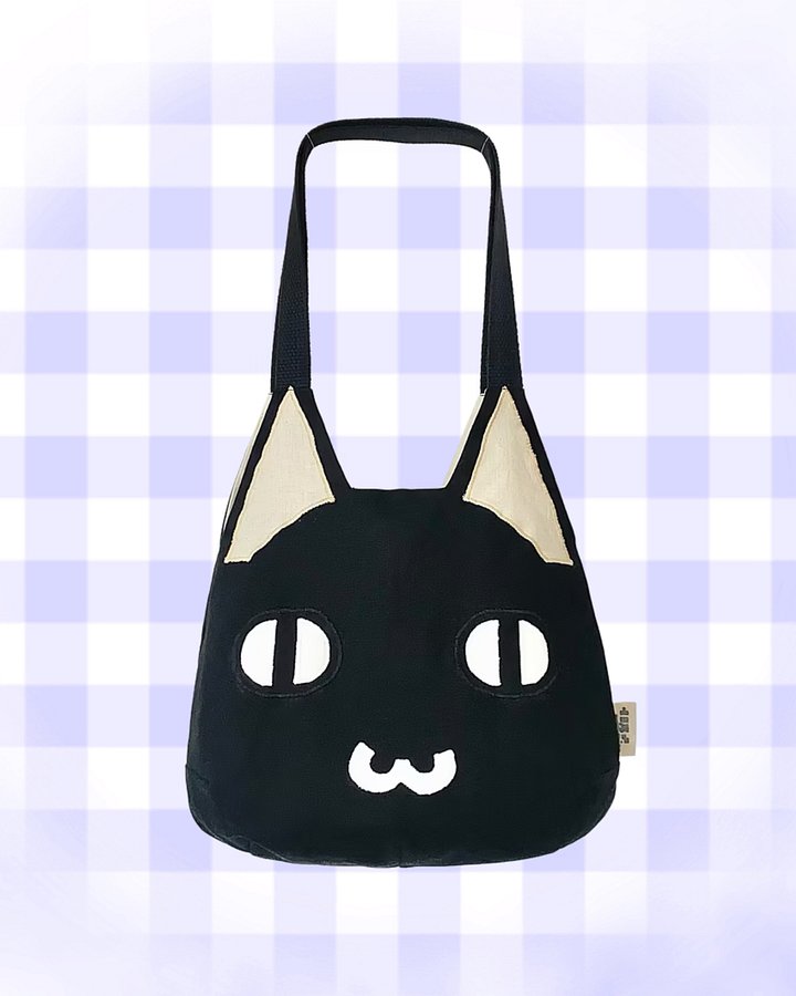 kuro tote (small :3) 𓈒⟡₊⋆ {preorder} product image (1)